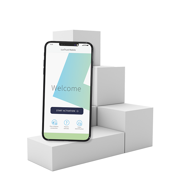 LuxTrust app display